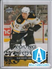 2008-09 Upper Deck #202 Blake Wheeler Rookie RC Young Guns